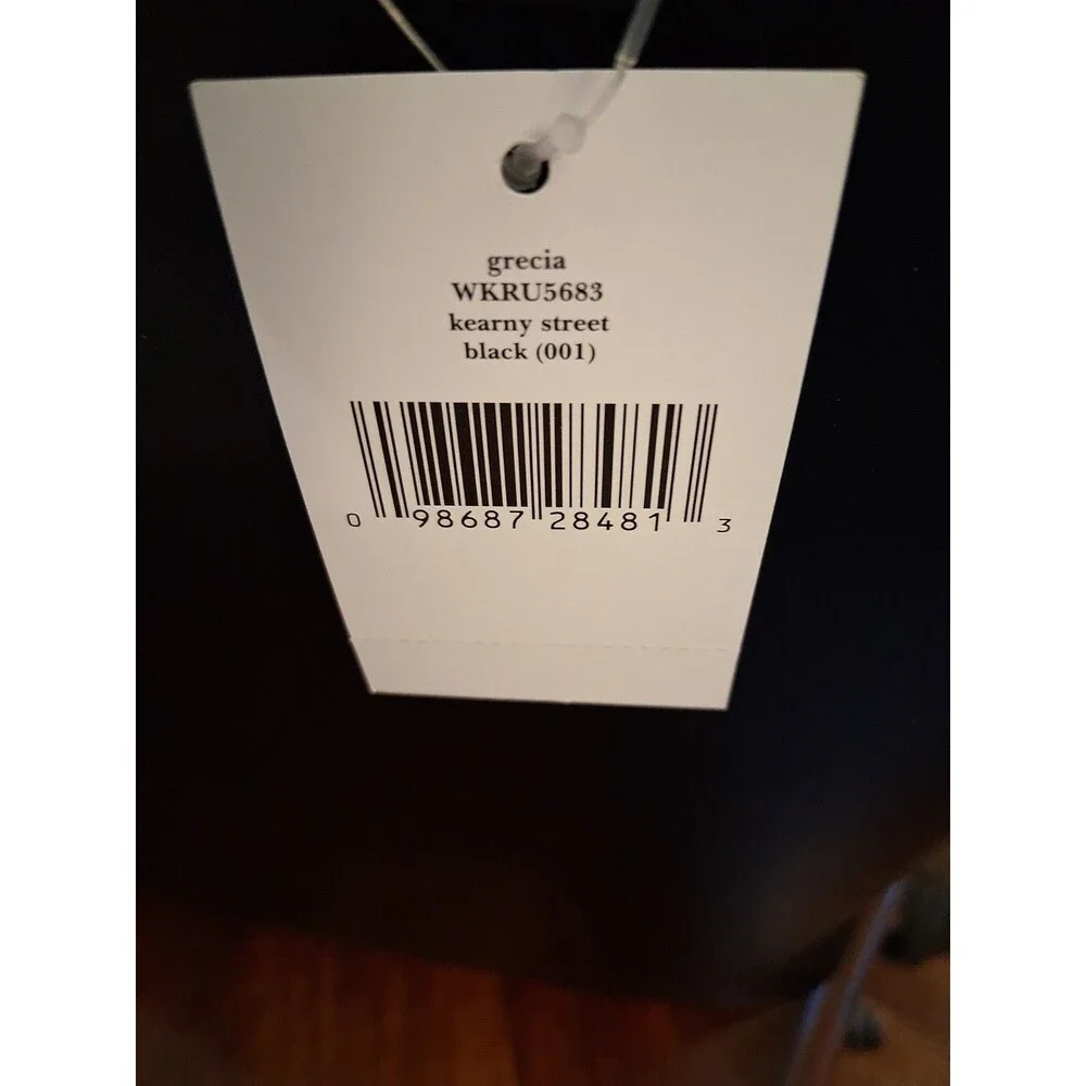 Kate Spade Kearny Street Grecia Leather Tote Black With Moon And Star Charm NWT